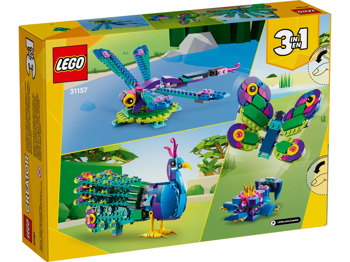 Lego Creator 3In1 31157 Exotic Peacock 7+
