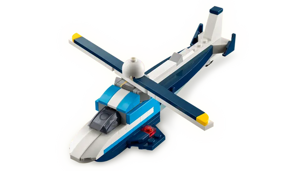 LEGO Creator 3in1 Aircraft: Race Plane Toy Vehicle Playset 7+ 178Pcs 31160