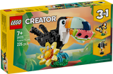 Lego Creator 3in1 Wild Animals: Tropical Toucan Figure 31173 Building Kit (225 Pieces)