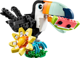 Lego Creator 3in1 Wild Animals: Tropical Toucan Figure 31173 Building Kit (225 Pieces)