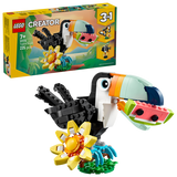 Lego Creator 3in1 Wild Animals: Tropical Toucan Figure 31173 Building Kit (225 Pieces)
