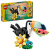 Lego Creator 3in1 Wild Animals: Tropical Toucan Figure 31173 Building Kit (225 Pieces)