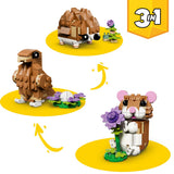 LEGO Creator 3in1 Cute Hamster with a Flower 166 Pieces 6 × 8 × 5 cm Multicolour