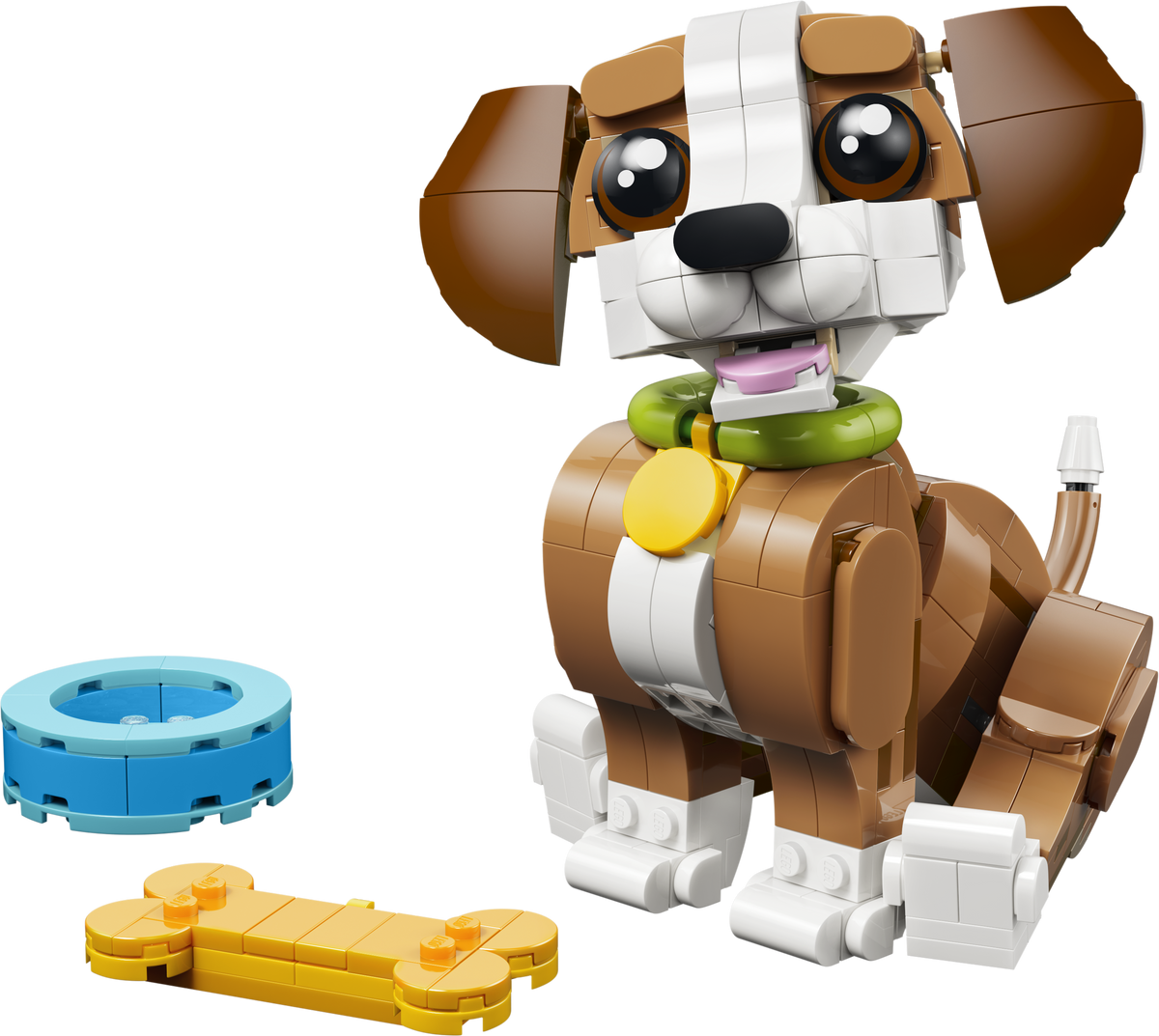 LEGO Creator 3-in-1 Cute Animals Playful Puppy Dog 336 Pieces Multicolour