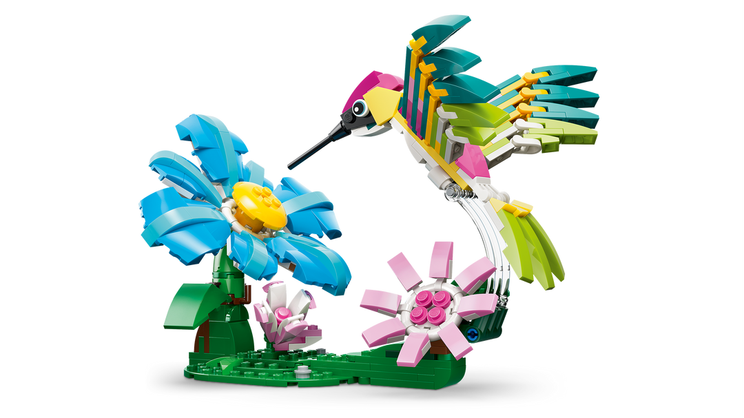 LEGO Creator 3in1 Wild Animals Colorful Hummingbird 312 Pieces Multicolour