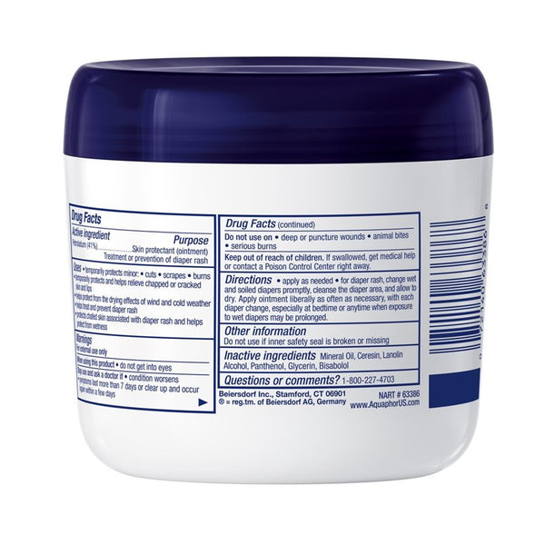 Aquaphor Baby Advanced Therapy Healing Ointment Jar 396 Gm