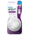 Avent Natural Teat Level 3 Months 3+ (Pack Of 2)