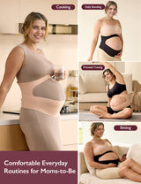 Momcozy BumpEase Ergonest Maternity Belly Band - Medium size