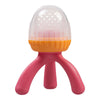 B Box Silicone Fresh Food Feeder - Strawberry Shake Pink Orange
