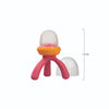 B Box Silicone Fresh Food Feeder - Strawberry Shake Pink Orange