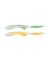 Dr Browns Twin Pack Soft-Tip Spoon (Pack Of 2)- Yellow And Green