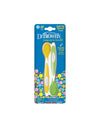Dr. Brown's Soft-Tip Baby Feeding Spoon Pack of 2 Yellow & Green
