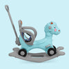 Playgro Horse Rotating Rocking Rider with Handle 30 × 14 × 29.5 Inch – Multicolor
