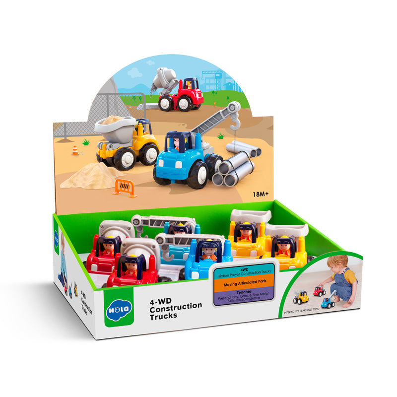 Hola 4-WD Construction Trucks/ Series ( 1 each )