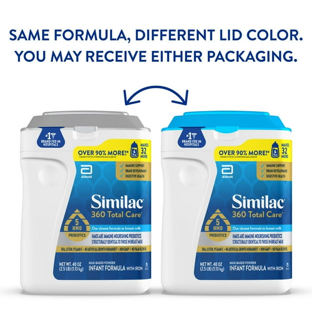 Similac 360 Total Care Infant Formula – 0–12 Months, 1.13kg