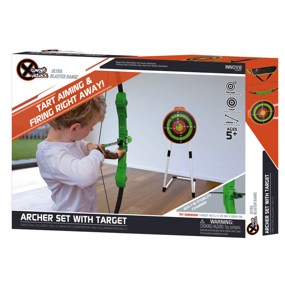 Innov8 Archer Set with Target Stand 40 × 39 × 98 cm