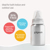 Pigeon steel bottle 140ml S size with plastic hood & cap (natural)