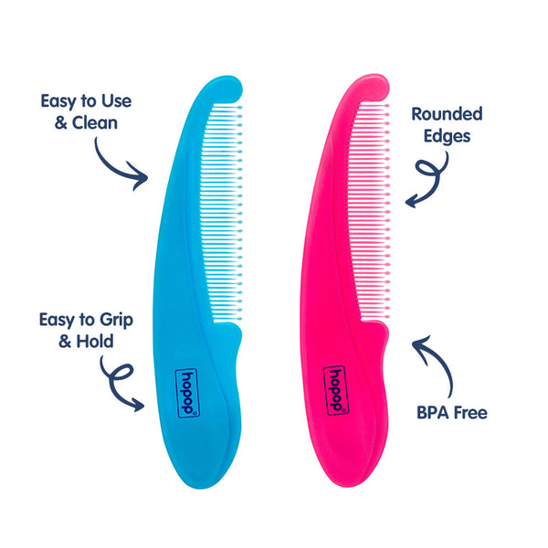 Hopop Baby Comb Pack Of 1 - Blue