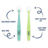 Hopop Spoon Silicon Pack Of 2 - Assorted Colour