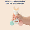 Hopop Silicone Baby Teether | Sensory Chew Toy for Gum Relief | Pack of 1- Assorted