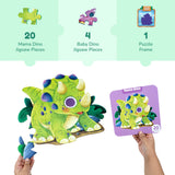 Dabble Dinosaurs My First Jigsaw Puzzle Mama & Baby Dino