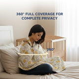 Hopop Multipurpose Breastfeeding, Car Seat & Stroller Cover - Assorted