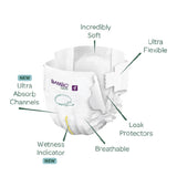 Bambo Nature Premium Baby Tape Diapers Size 4 Large 7–14 kg – 24 Count