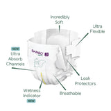 Bambo Nature Premium Tape Diapers Size 3 Medium 4–8 kg – 52 Count