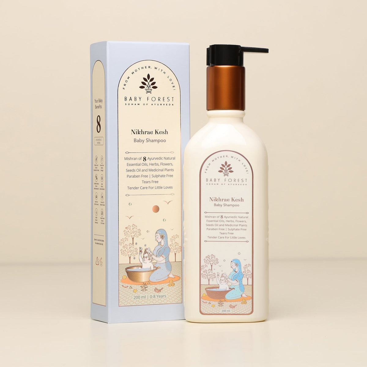 Baby Forest Nikhrae Kesh Ayurvedic Baby Shampoo – 200 ml