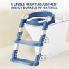 Hopop Toddler Potty Training Seat with Step Ladder - Blue