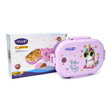 Youp Stainless Steel Purple Color Kids Lunch Box - Unicorn Theme