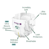 Bambo Nature Size 2 Small Baby Tape Diapers 3–6 kg – Pack of 30
