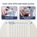 Hopop Baby Safety Gate Two-Way Auto-Close 75x85cm White