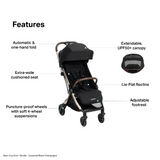 Maxi-Cosi Eva³ Lightweight Compact Stroller 0-4 Years Essential Black
