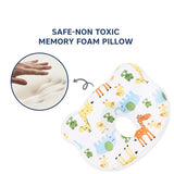 Hopop Memory Foam Baby Head Shaping Pillow - Giraffe