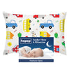 Hopop Soft & Breathable Premium Cotton Toddler Pillow with Pillowcase One Size – Assorted Print