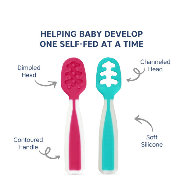 Hopop First Stage Baby Feeding Spoon – Soft, Safe & Easy to Hold