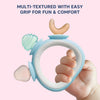 Hopop Silicone Baby Teether | BPA-Free Chew Toy | Pack of 1- Assorted