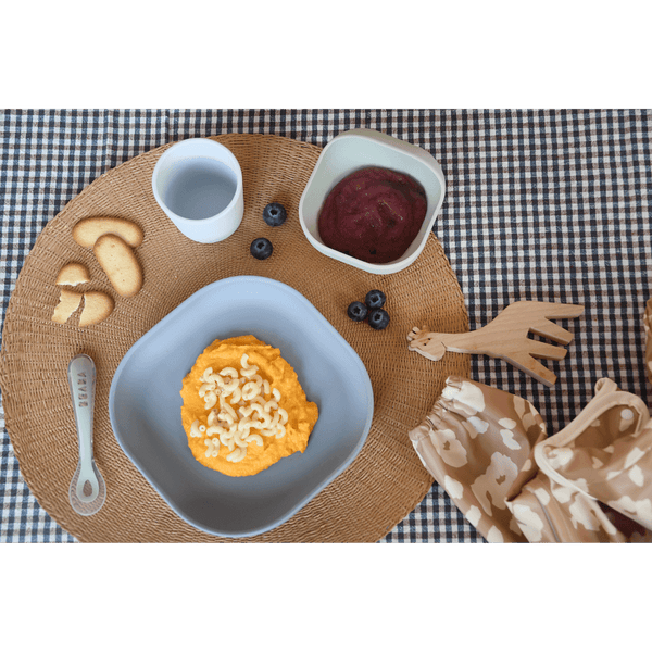 Beaba Silicone Baby Meal Set - Terracotta/Gazelle