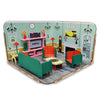 Webby Diy Build & Paint Living Room With Furniture Wooden Dollhouse