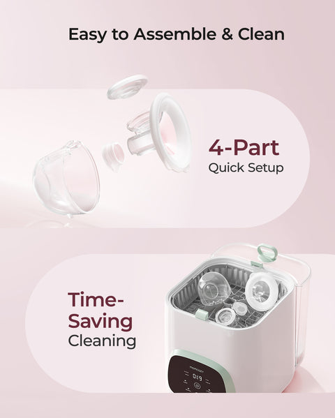Momcozy S12 Pro Quick Single Wearable Breast PumpPink Gradient