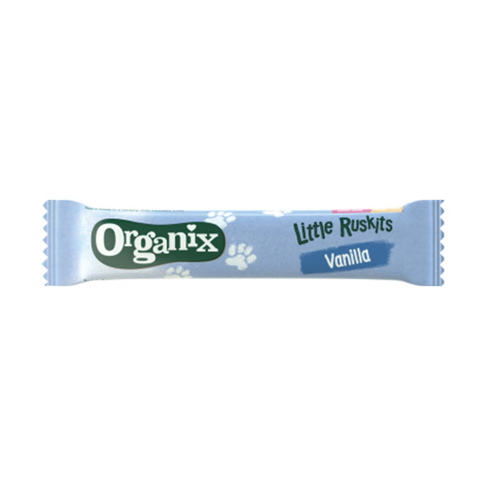 Organix Little Ruskits Vanilla Organic Baby Rusks – 6–8+ Months, 10 x 6g