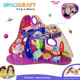 Webby Spacecraft Trip To Universe All Side Play Wooden Doll House Price