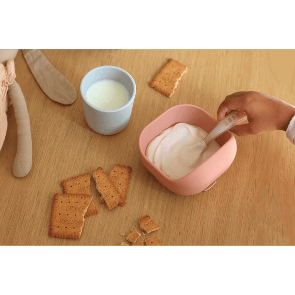 Beaba 2nd Stage Silicone Spoon - Cotton Candy