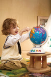 Hola Touch & Discover Interactive Learning Globe 36M+ White & Blue