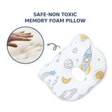 Hopop Memory Foam Baby Head Shaping Pillow Newborn – Space