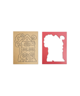 Hilife Stubby 3D House Puzzle 24 x 32.3 x 2.5 cm Multicolour
