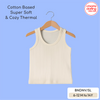 Babiano Cotton-Blend Sleeveless Thermal Vest - Cream