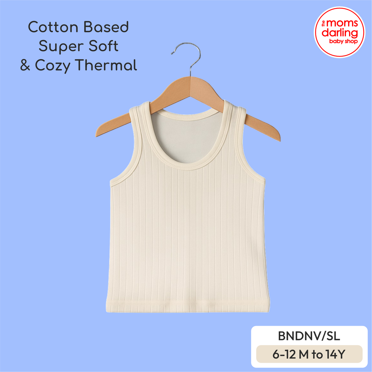 Babiano Cotton-Blend Sleeveless Thermal Vest - Cream