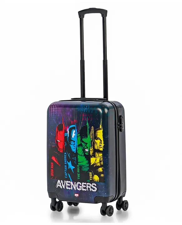 Striders Avengers Kids Trolley Luggage Bag 20 Inch Multicolour